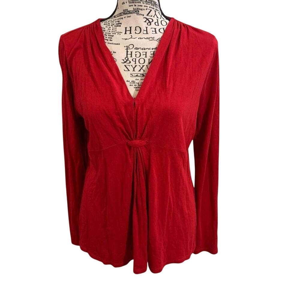 Talbots top red size‎ small